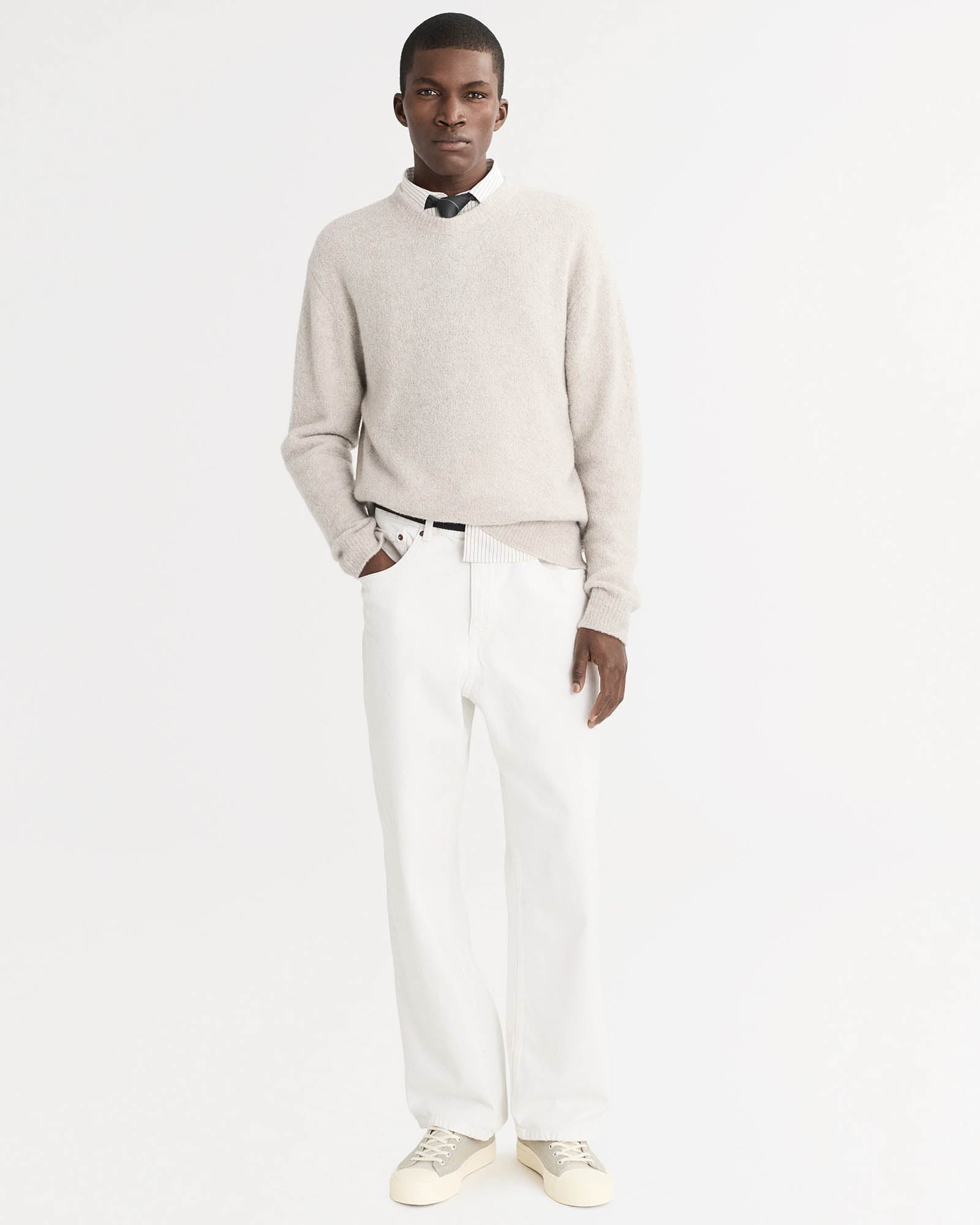 Boucle Crew Neck Sweater