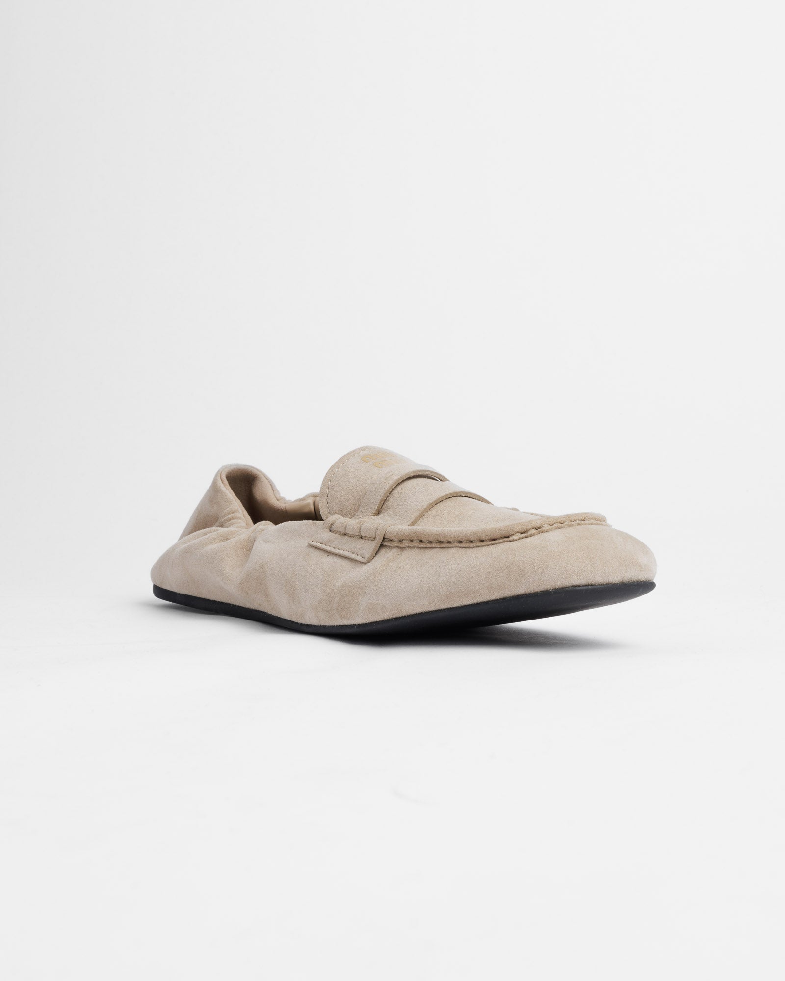 Ruches Suede Loafers