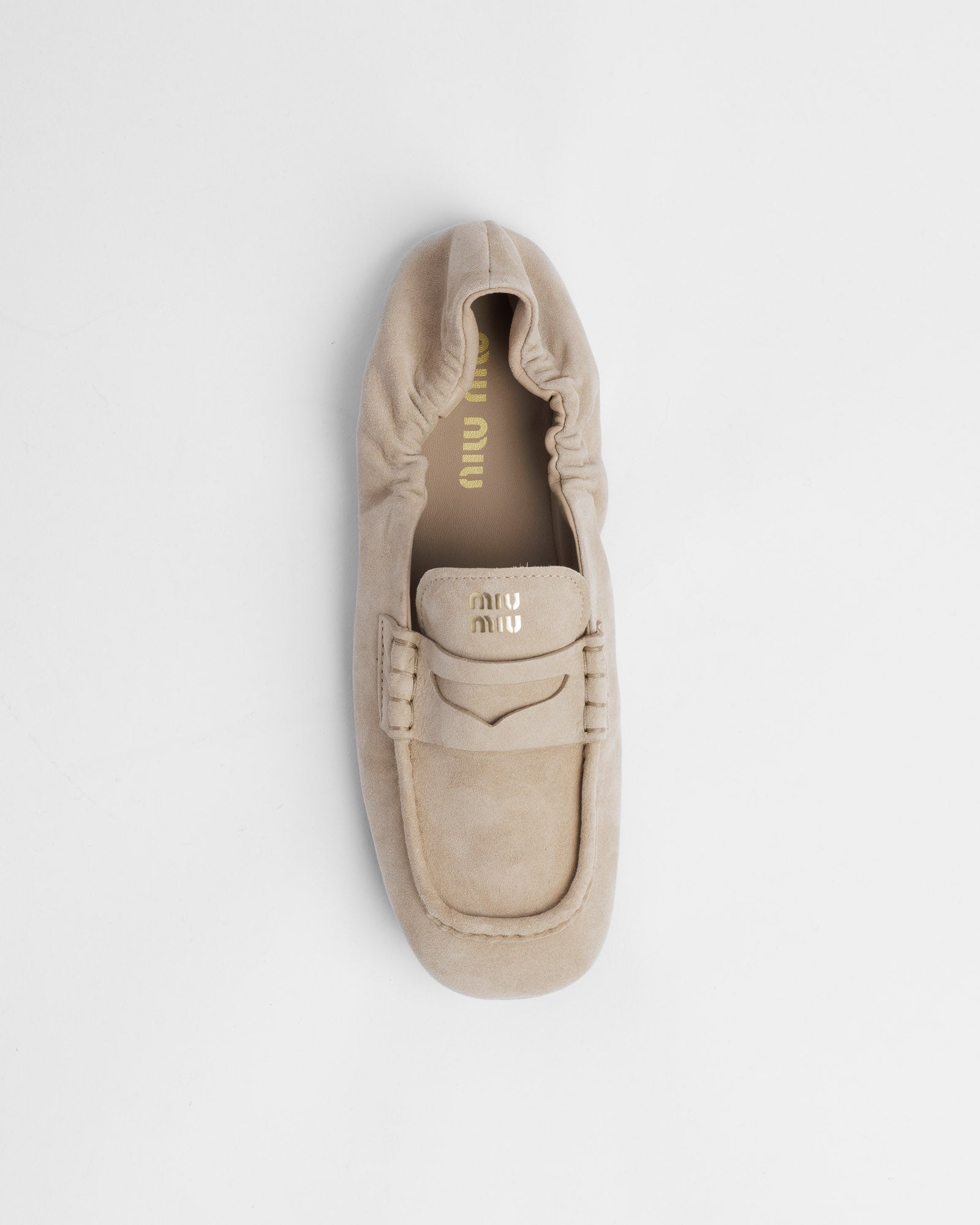 Ruches Suede Loafers