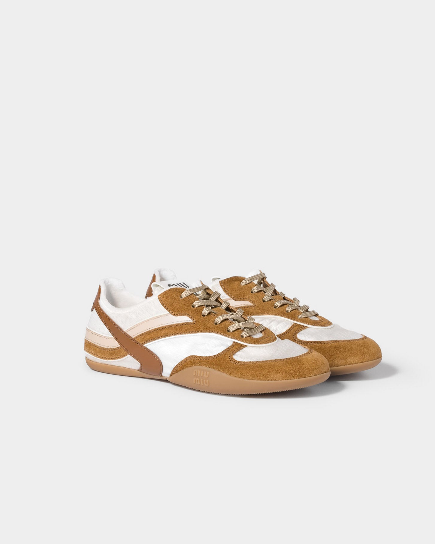 Gymnasium Technical Fabric and Suede Sneakers