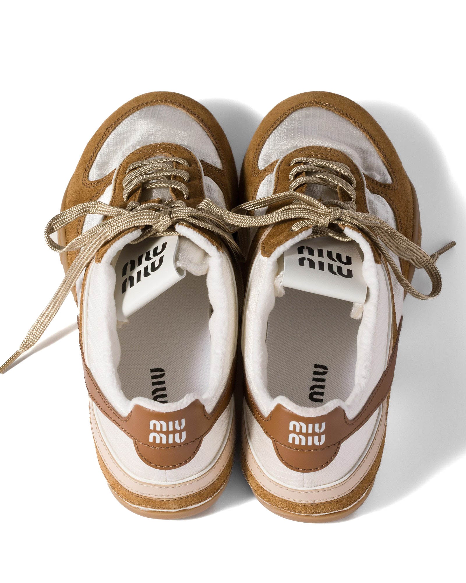 Gymnasium Technical Fabric and Suede Sneakers