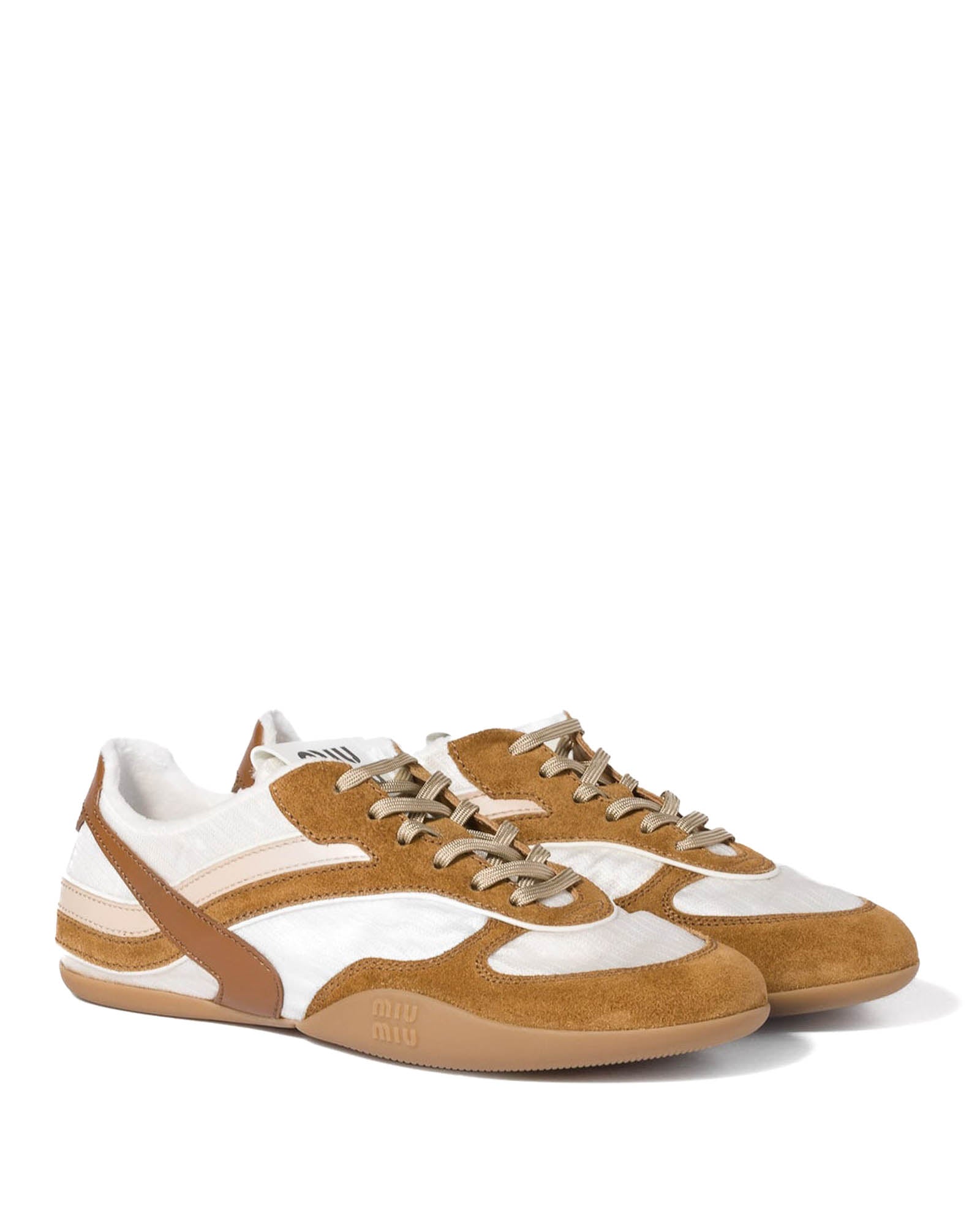 Gymnasium Technical Fabric and Suede Sneakers