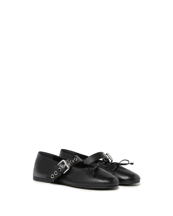 Ballet Flats With Strap