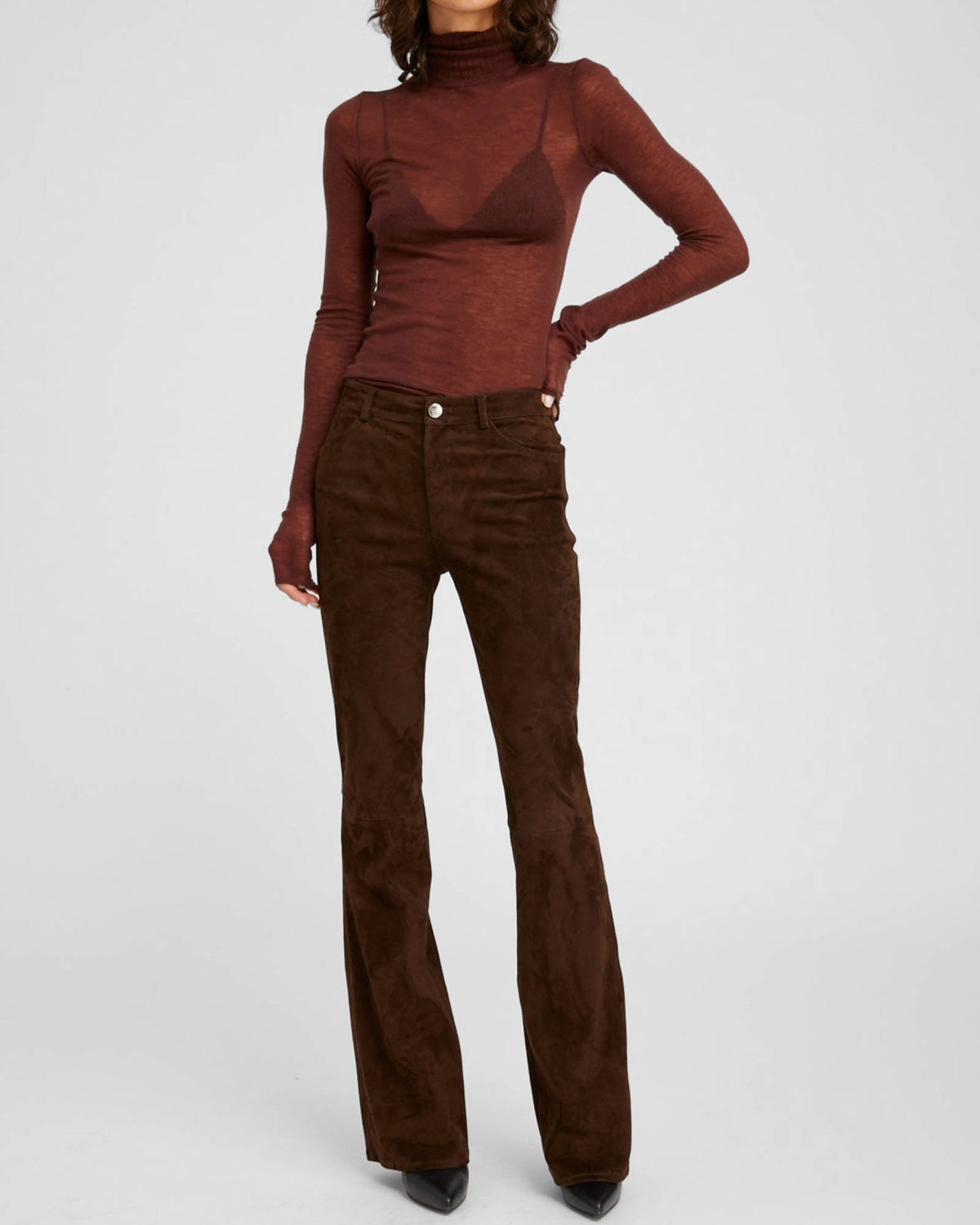 5 Pocket Micro Flare Pant
