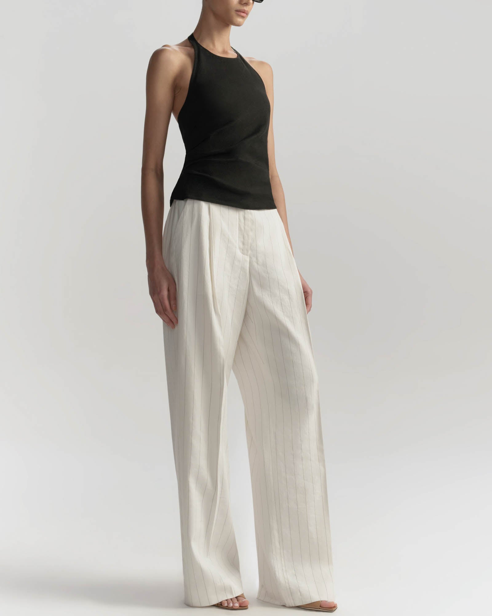 Sylvie Linen Halter Top