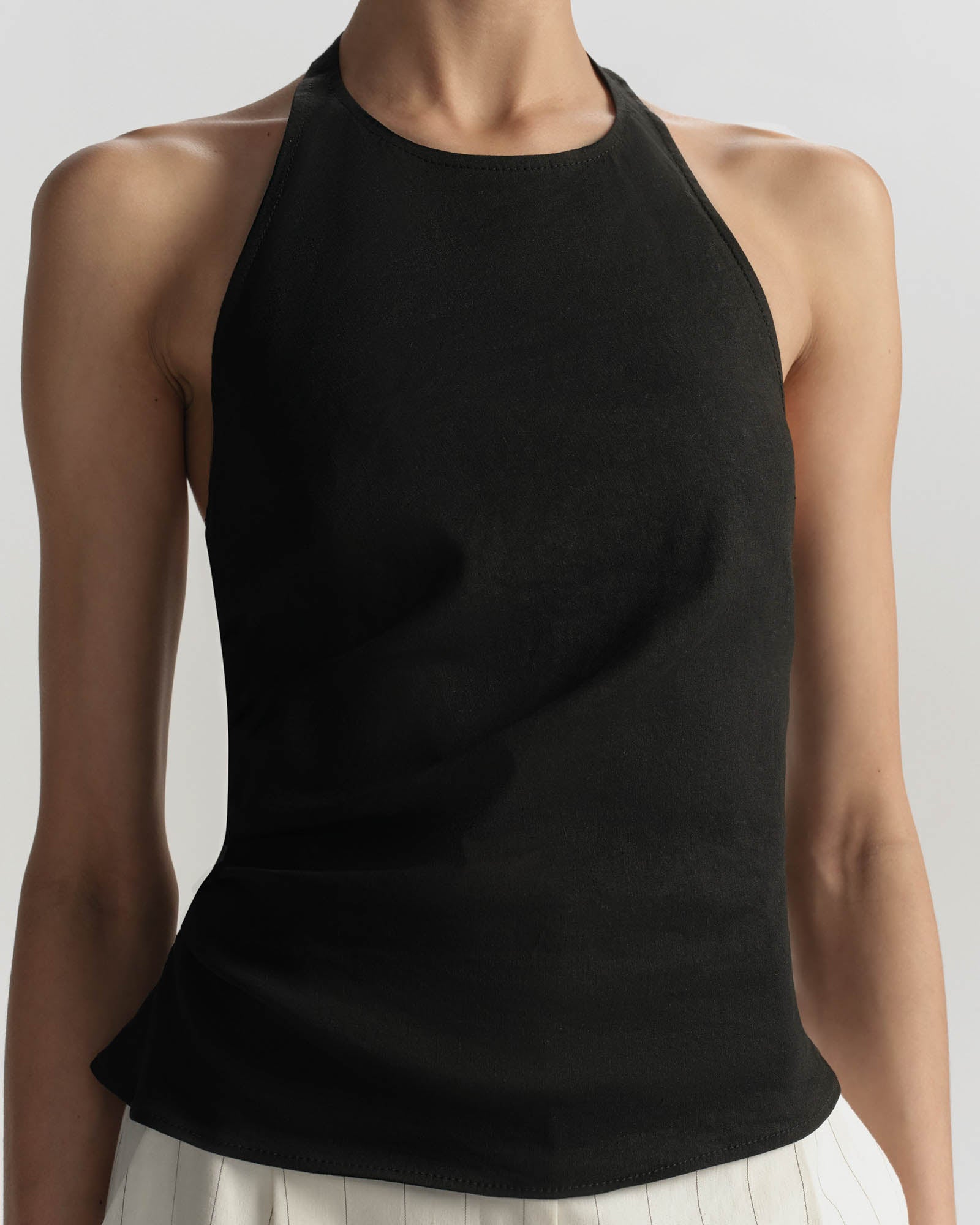 Sylvie Linen Halter Top