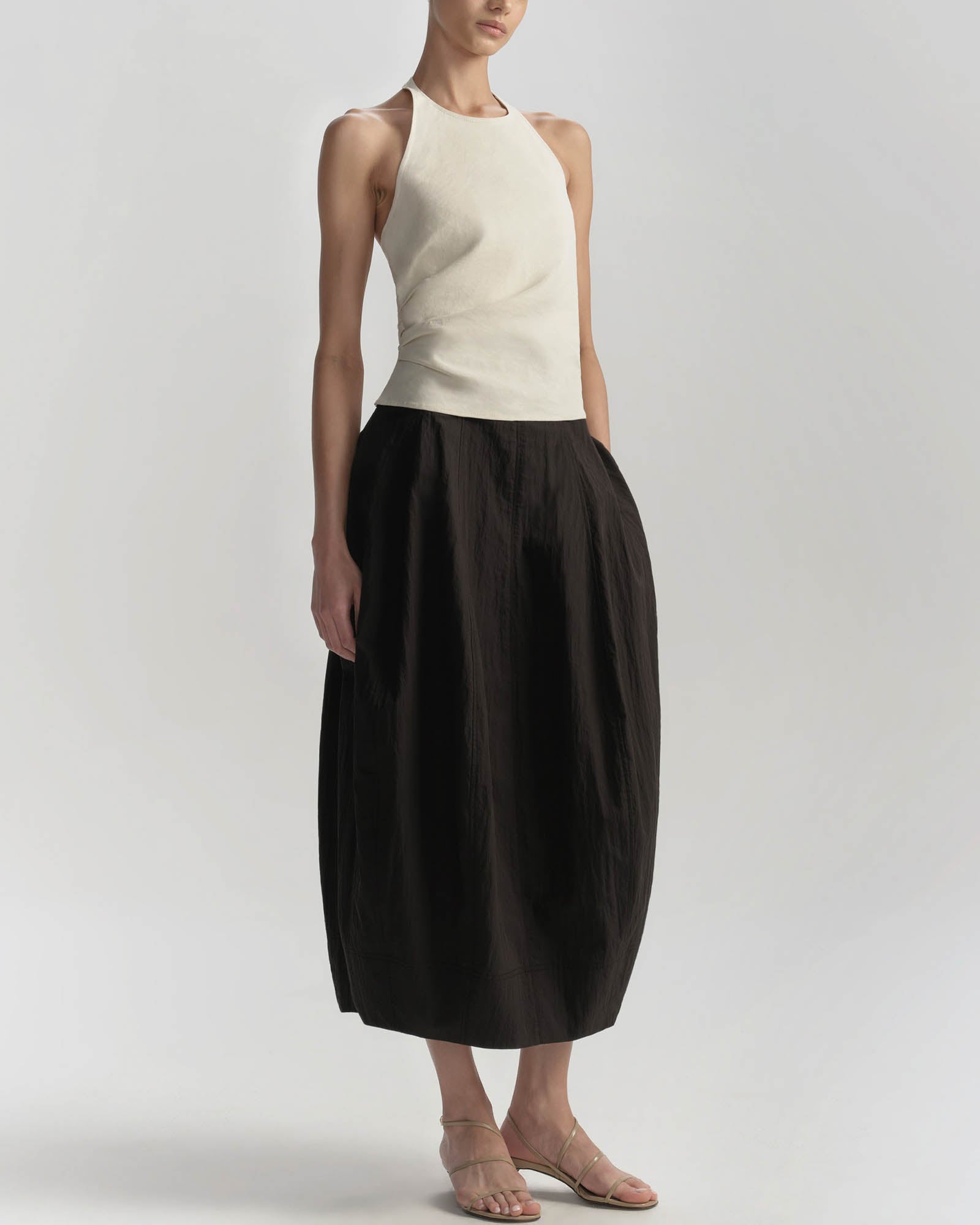 Sylvie Linen Halter Top