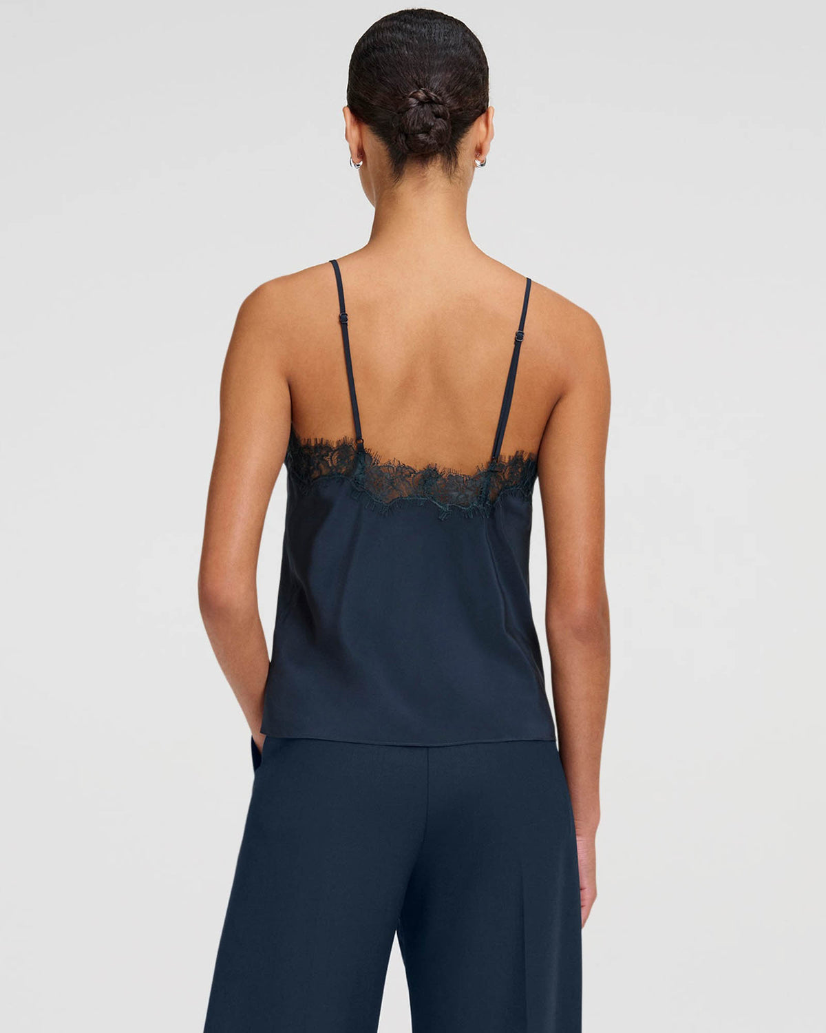 Annabelle Silk and Lace Camisole Top