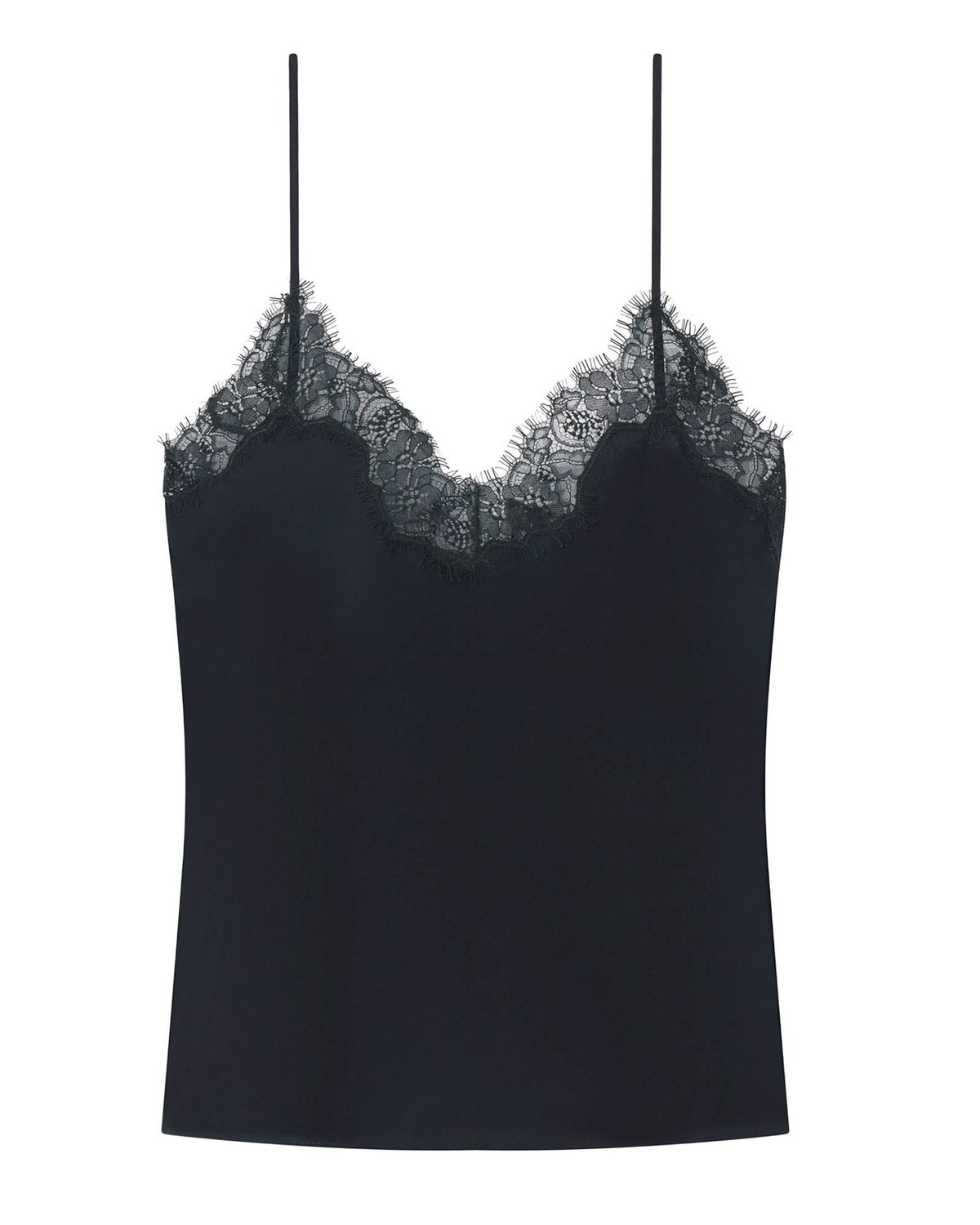 Annabelle Silk and Lace Camisole Top