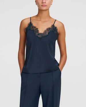 Annabelle Silk and Lace Camisole Top