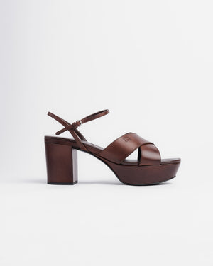 Leather Platform Sandals