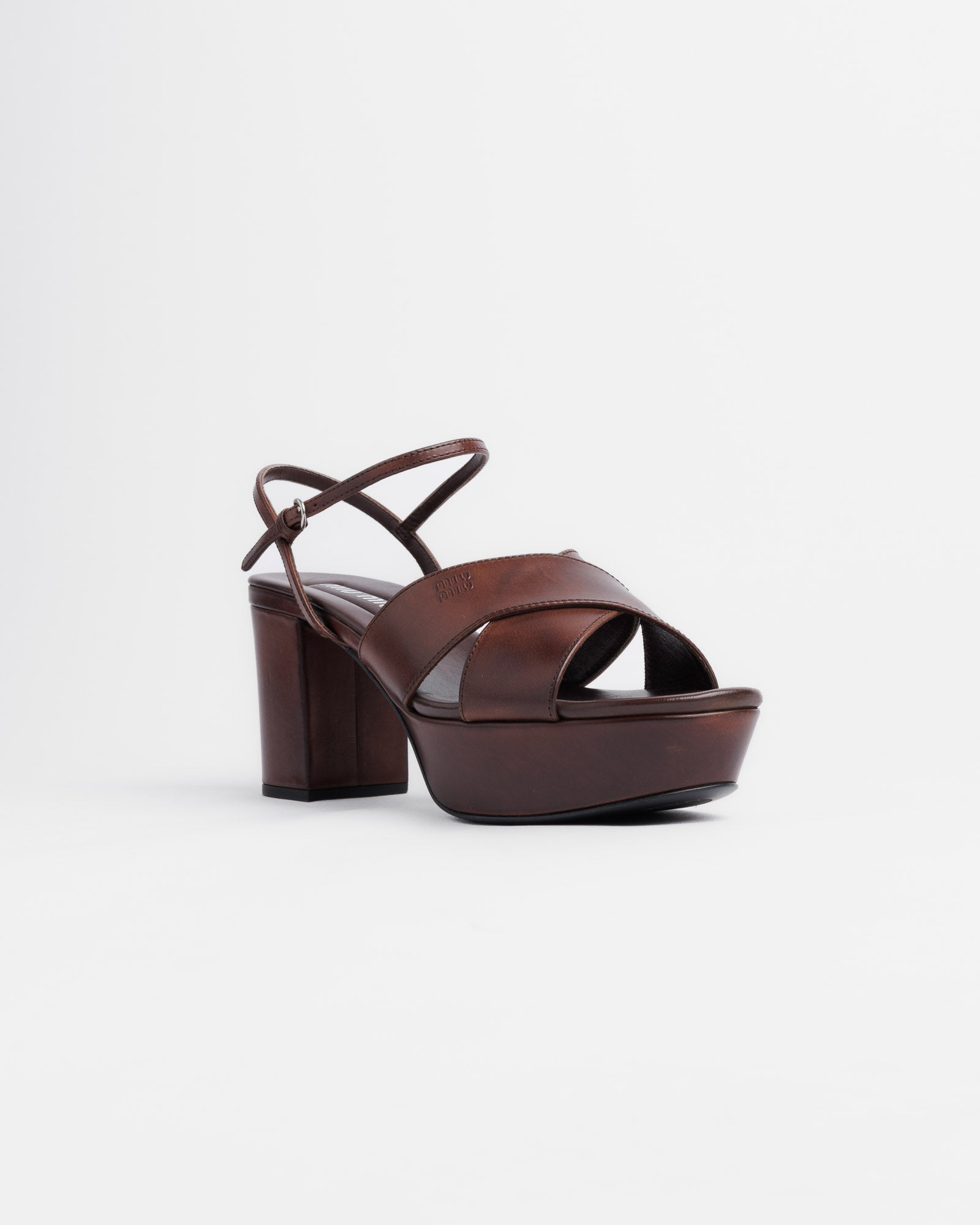 Leather Platform Sandals