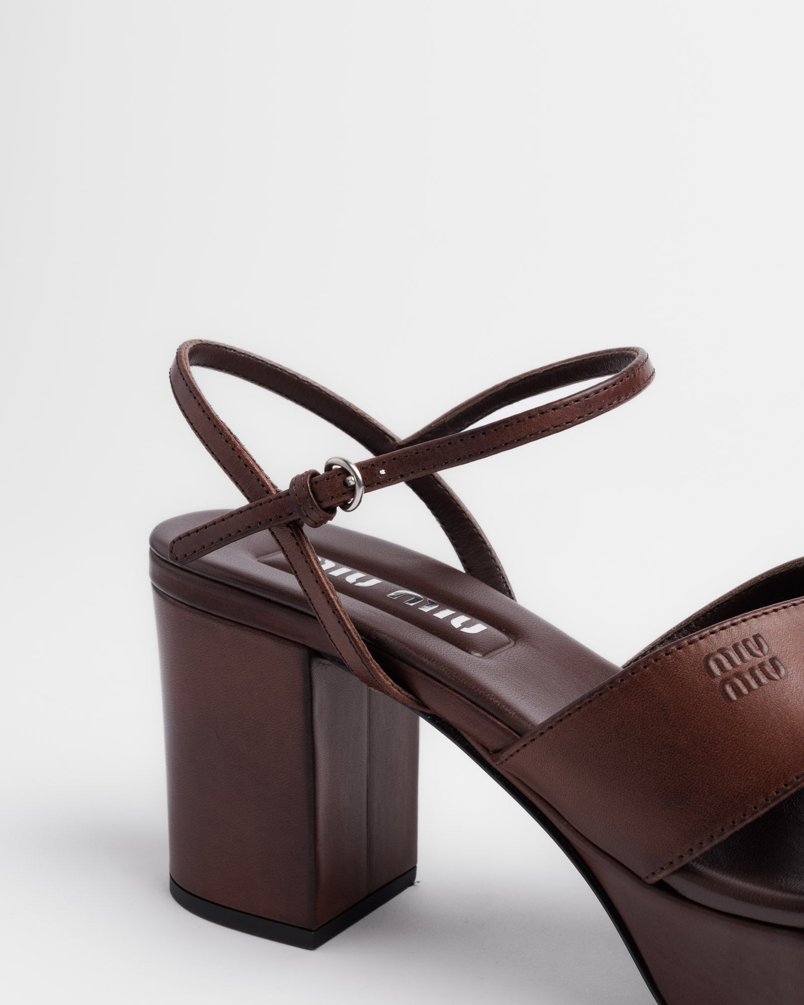 Leather Platform Sandals