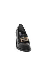 Heeled B Frame Loafers