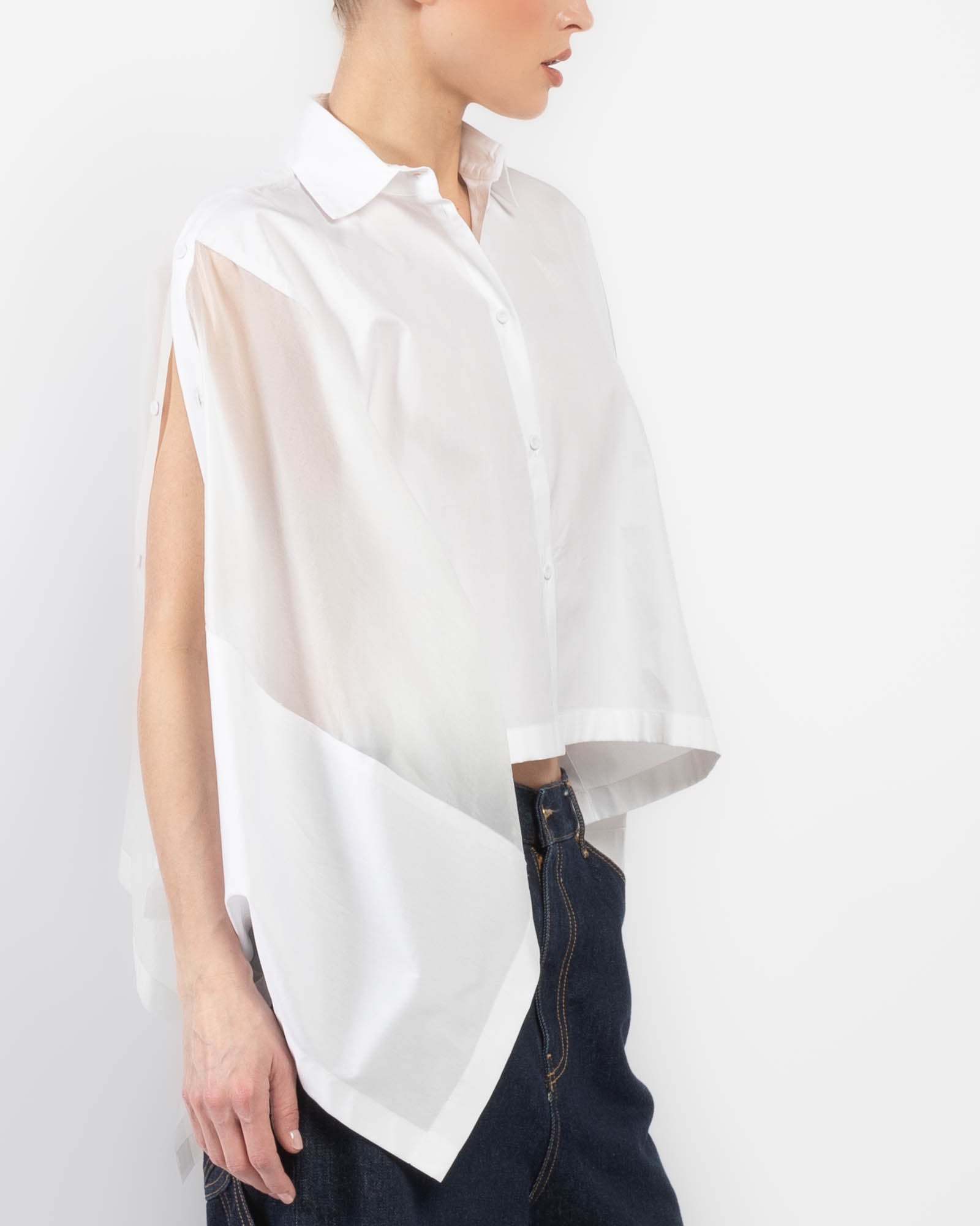 Chemise surdimensionnée à manches ouvertes