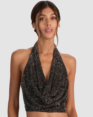 ALICE + OLIVIA Dani Halter Top