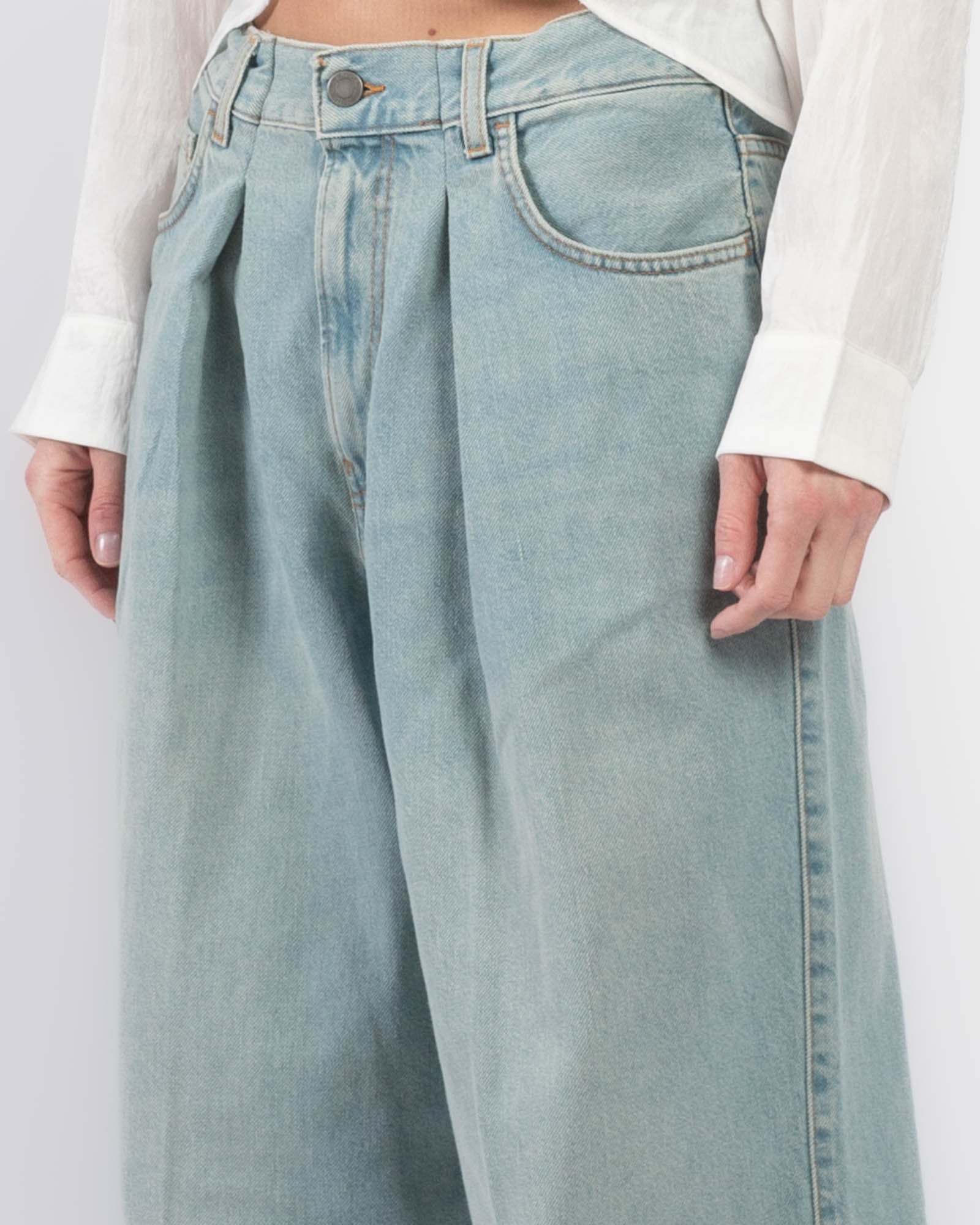 HAIKURE Candy ワイドレッグデニム 23 HAIKURE Candy Jeans