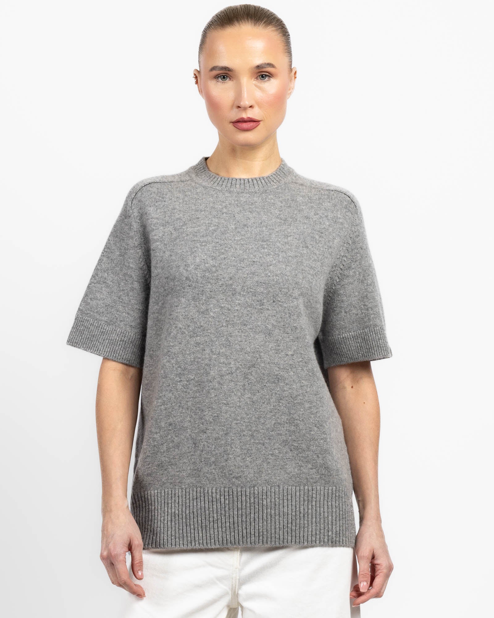 EXTREME CASHMERE Scott Short Sleeve Sweater