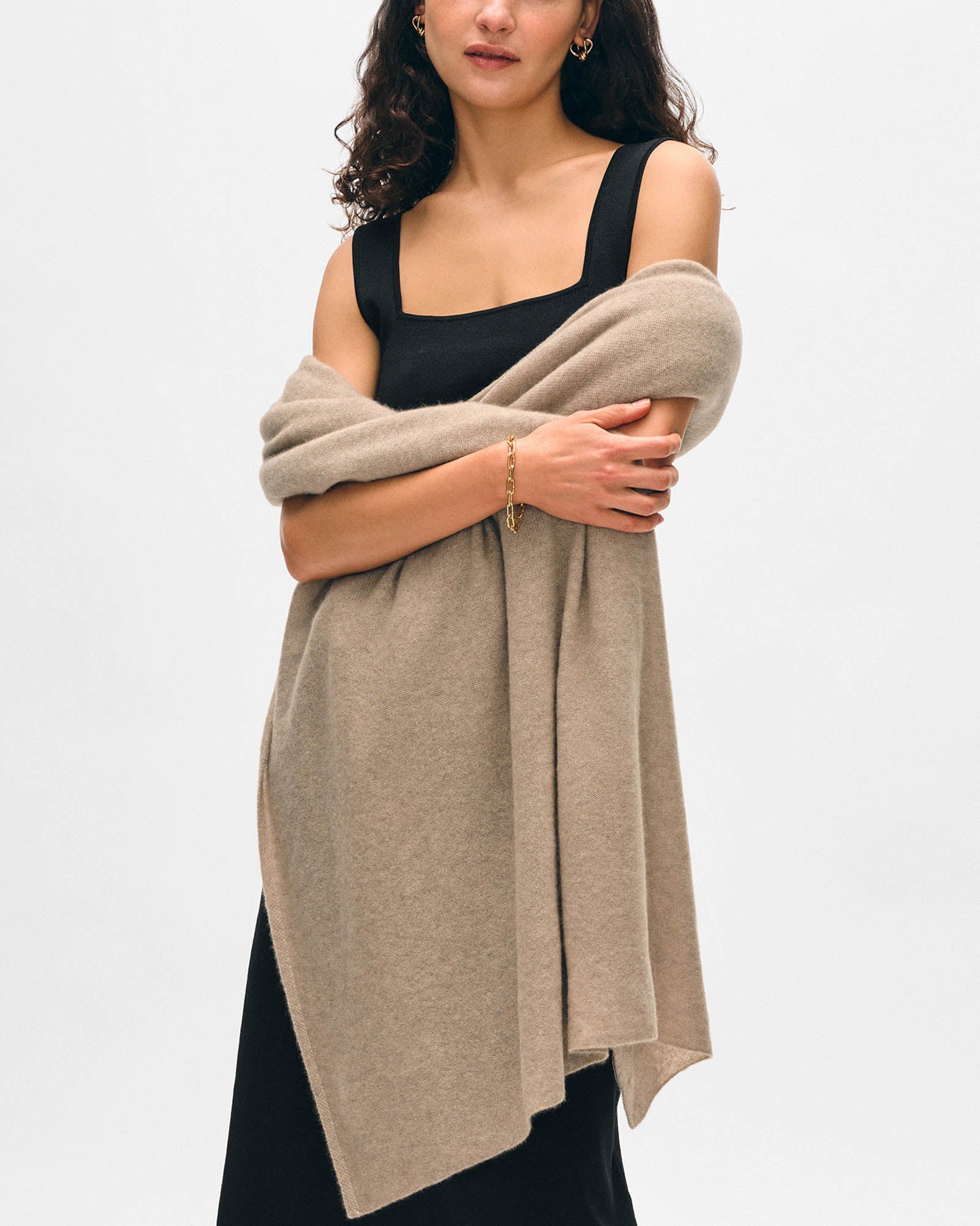 WHITE & WARREN Travel Wrap Scarf