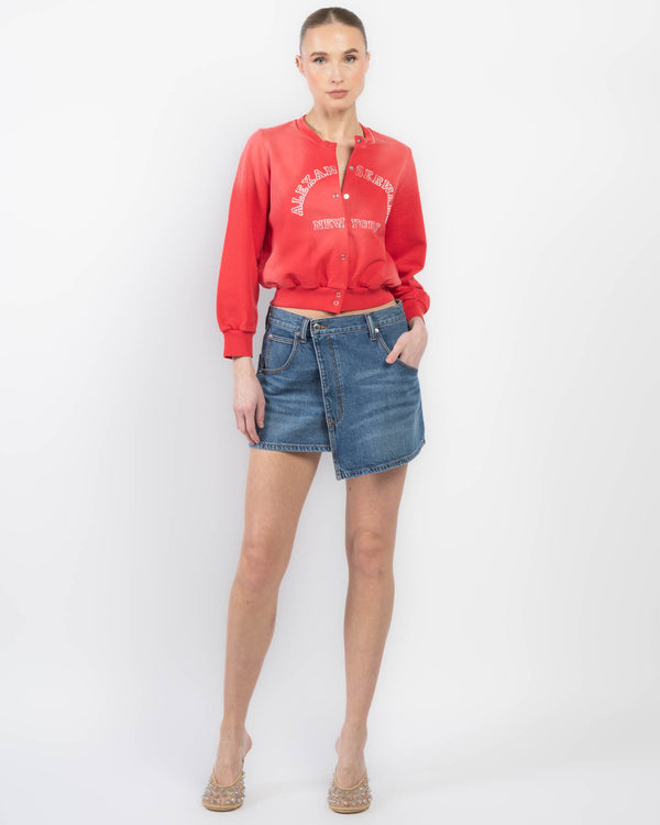 Shrunken Cardigan Crewneck