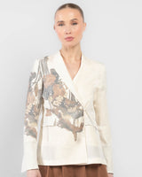 Double-Breasted Traditional Kimono Jacket