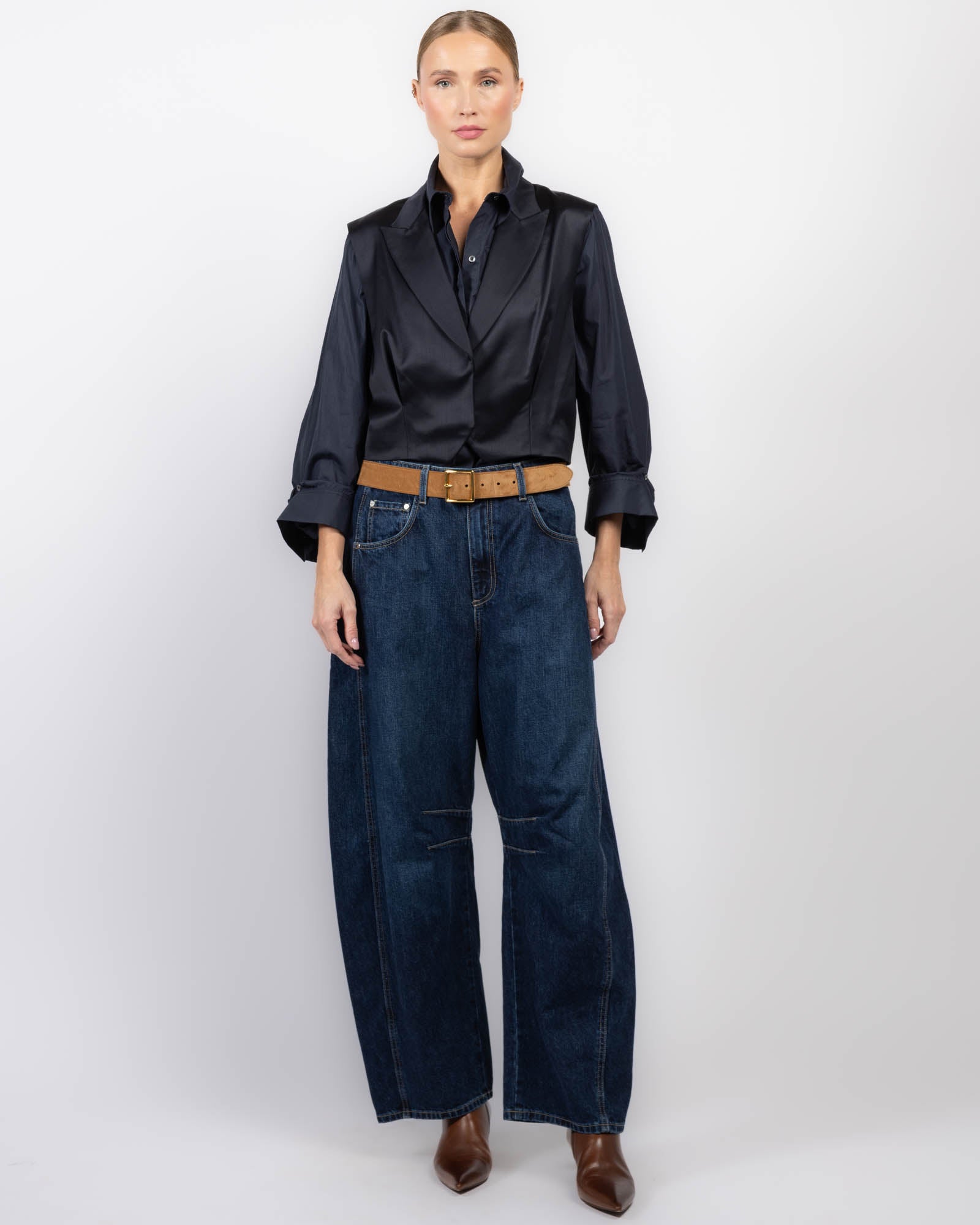 Cropped Tailored Vest