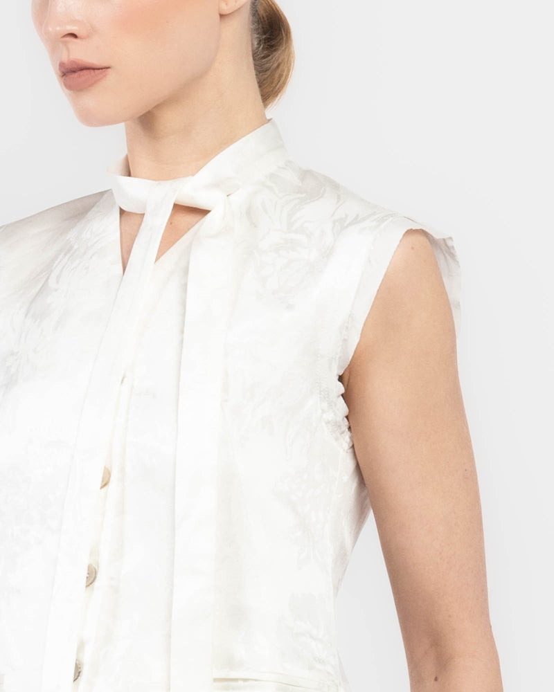 Tie Neck Gilet