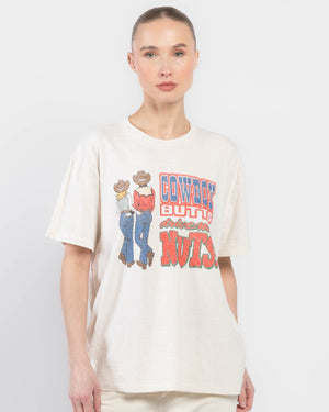 T-shirt boyfriend Cowboy Butts