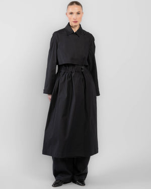 Elastic Trench Coat