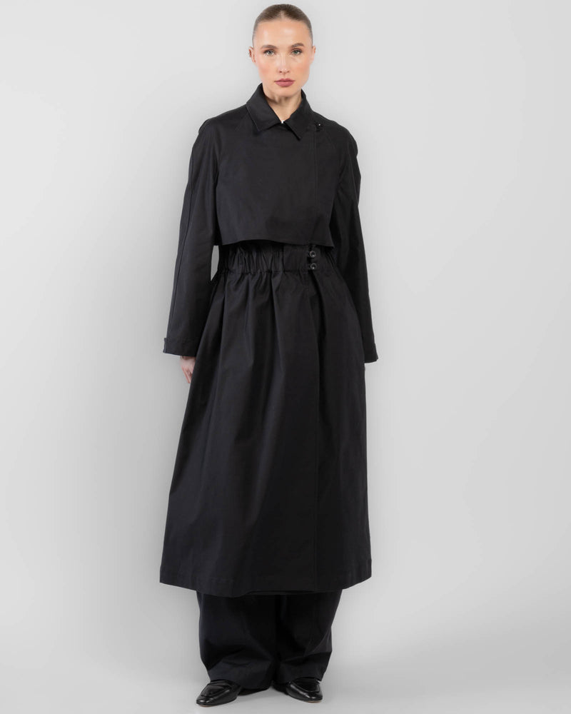Elastic Trench Coat