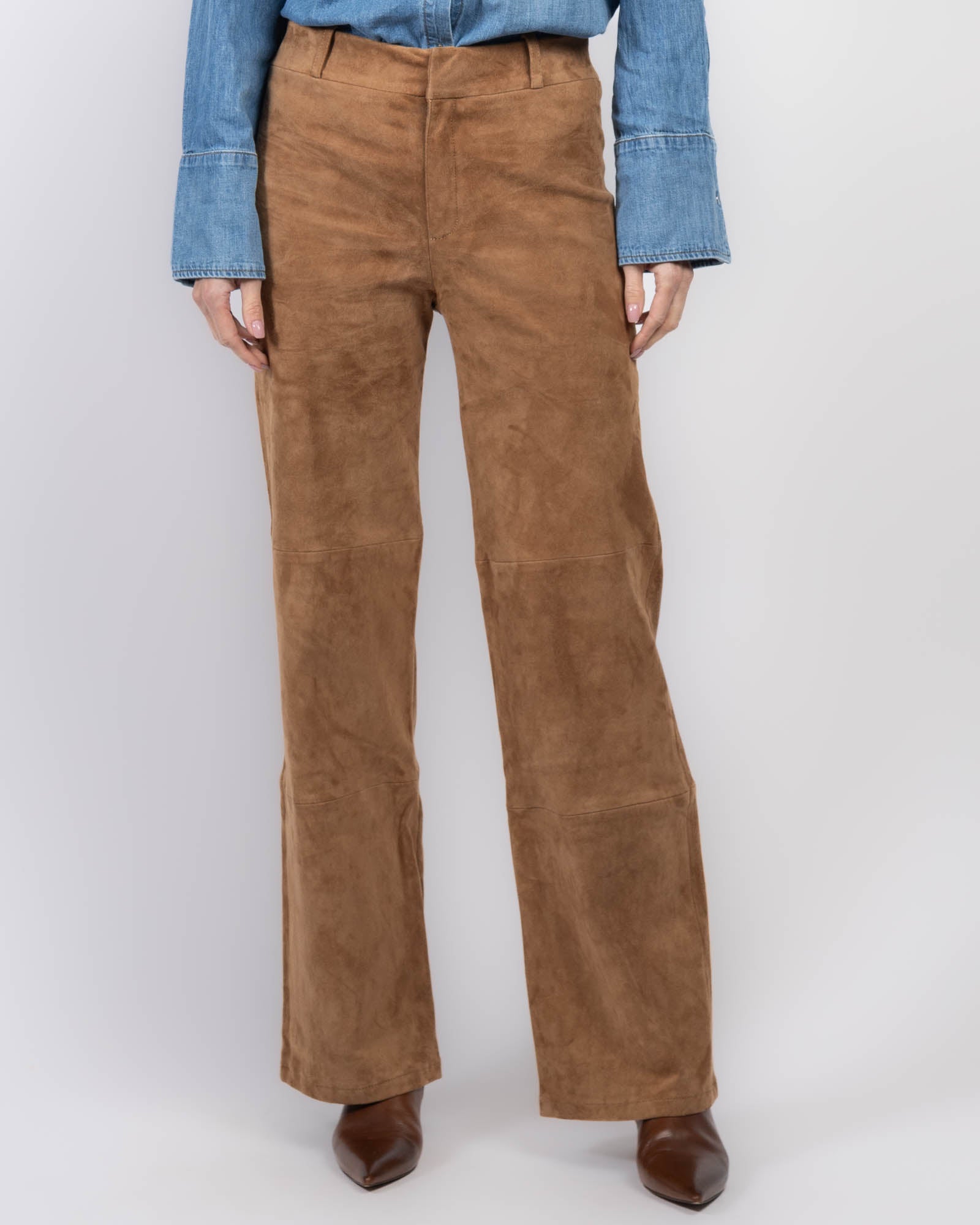 Marina Stretch Suede Pants