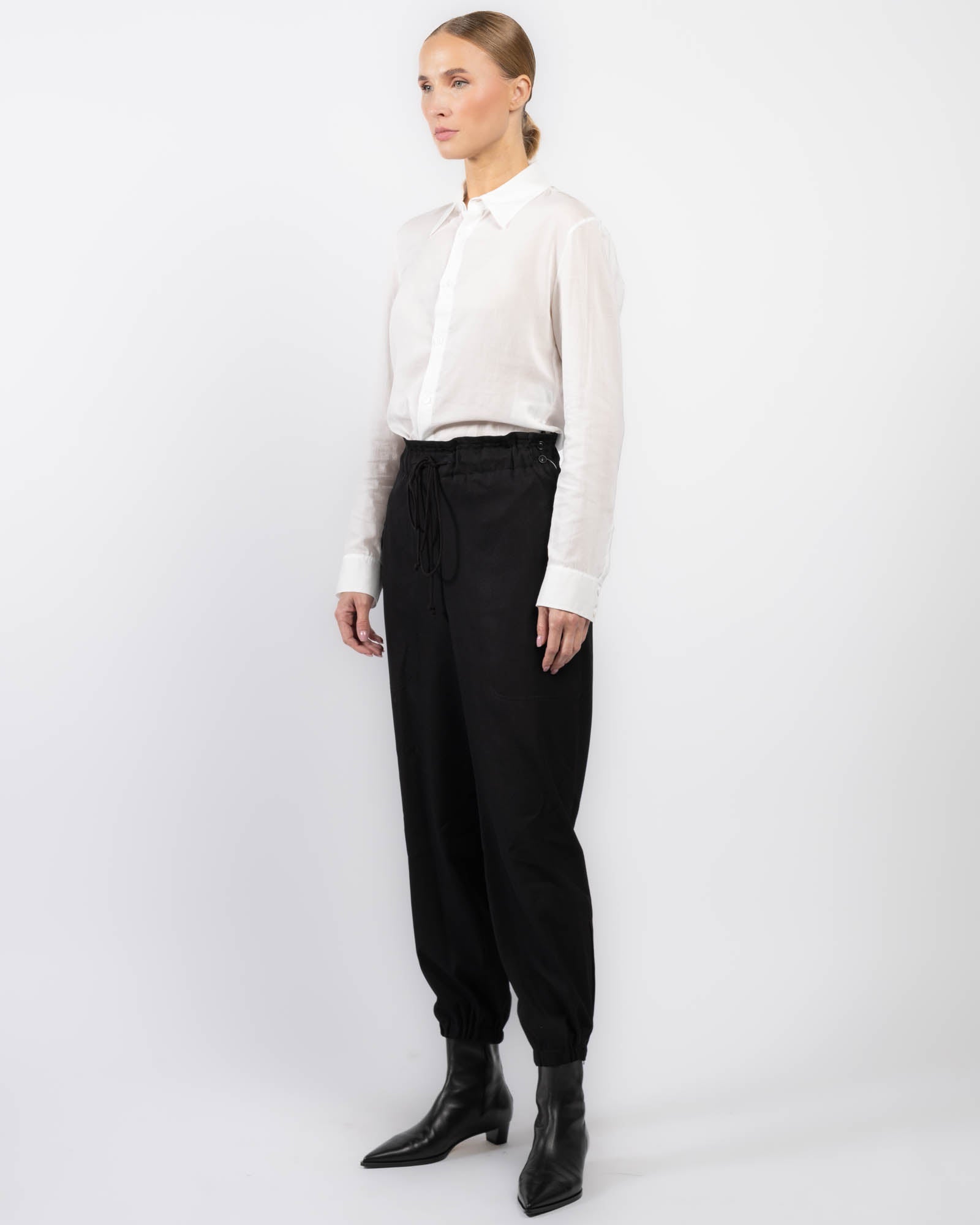 Pantalon à taille élastique