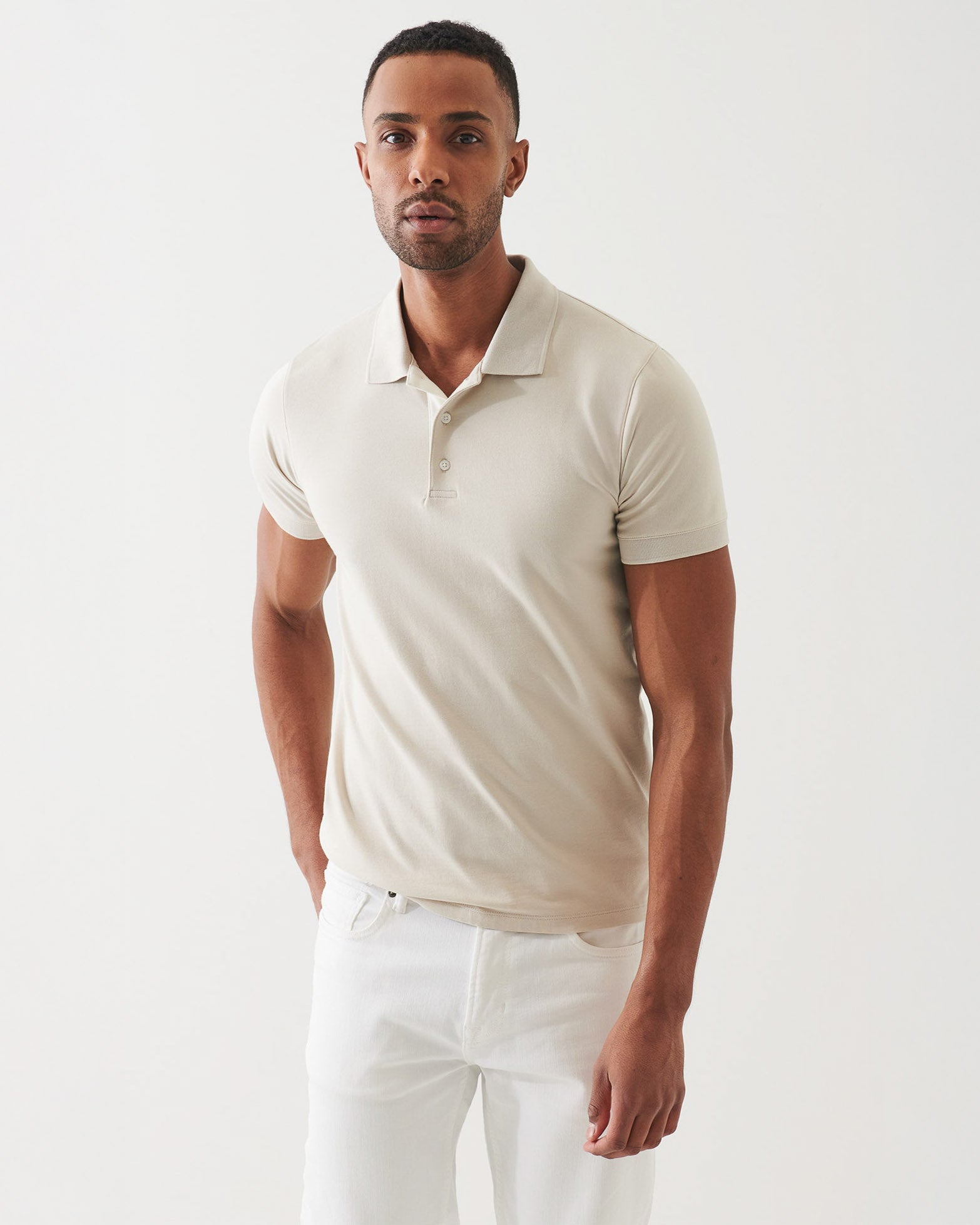 Contrast Placket Polo