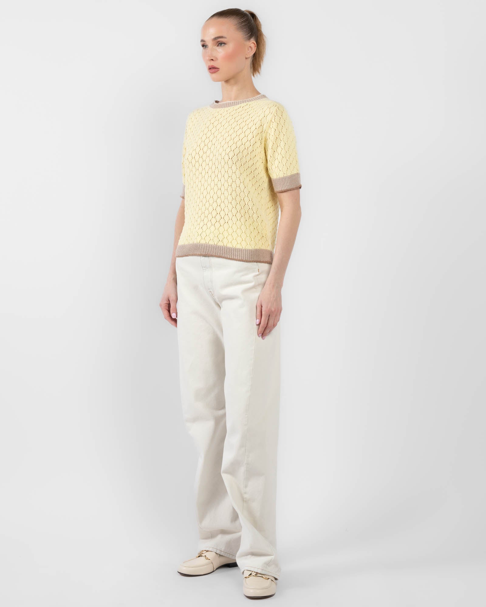 Short Sleeve Knit Top