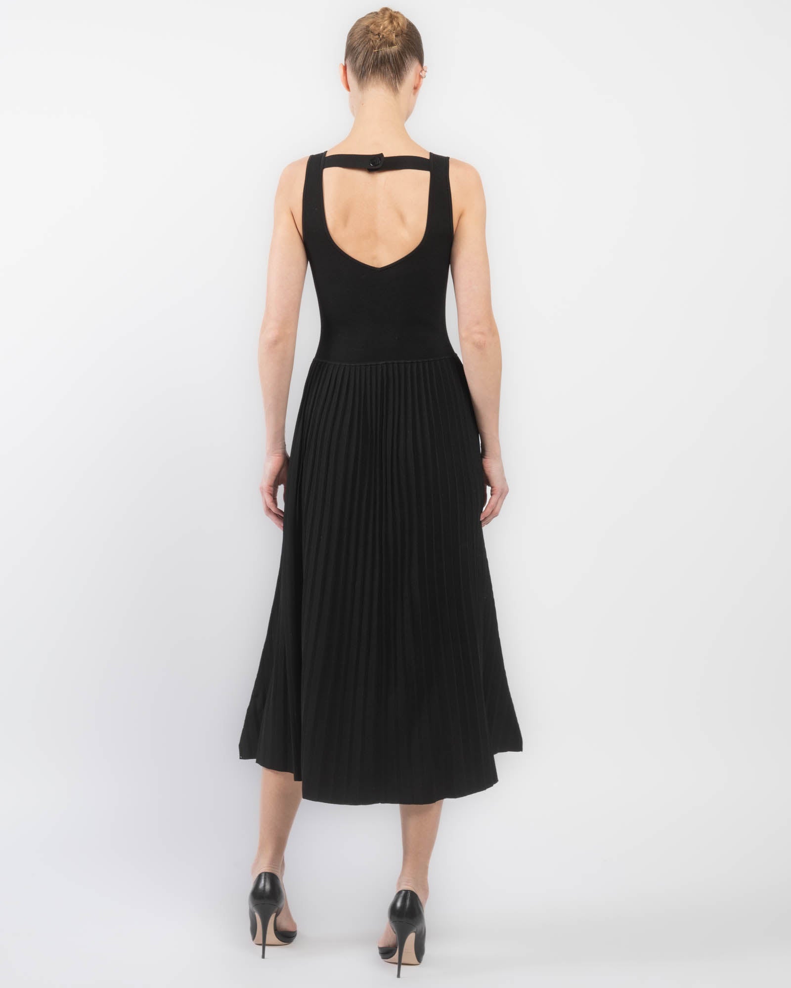 Halter Pleat Dress