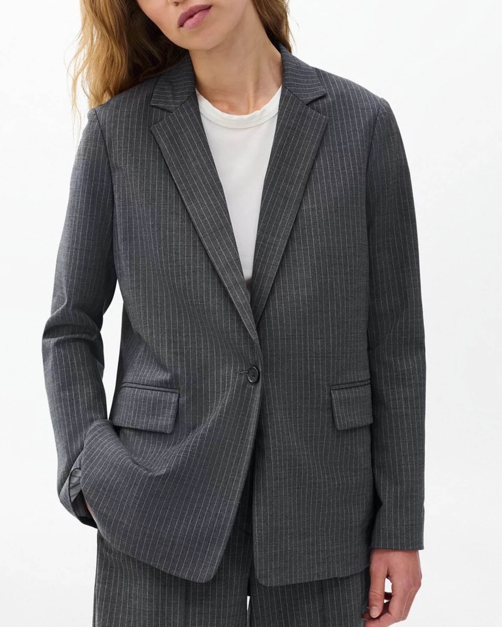 Ensemble blazer rayé Jennifer
