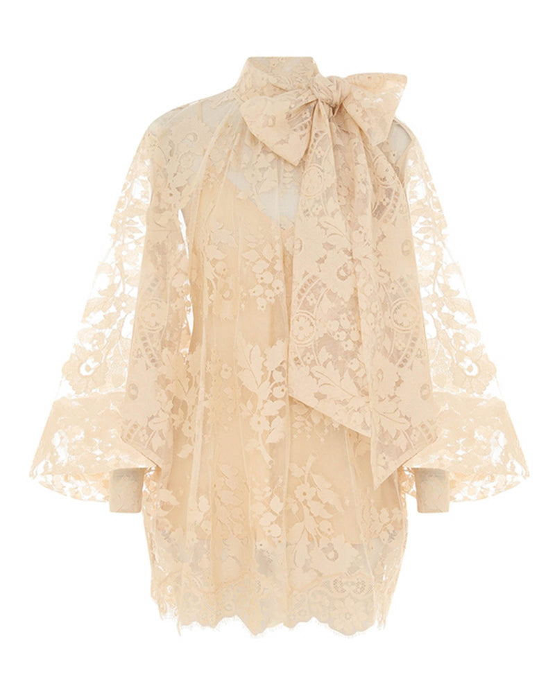 Illustration Lace Blouse