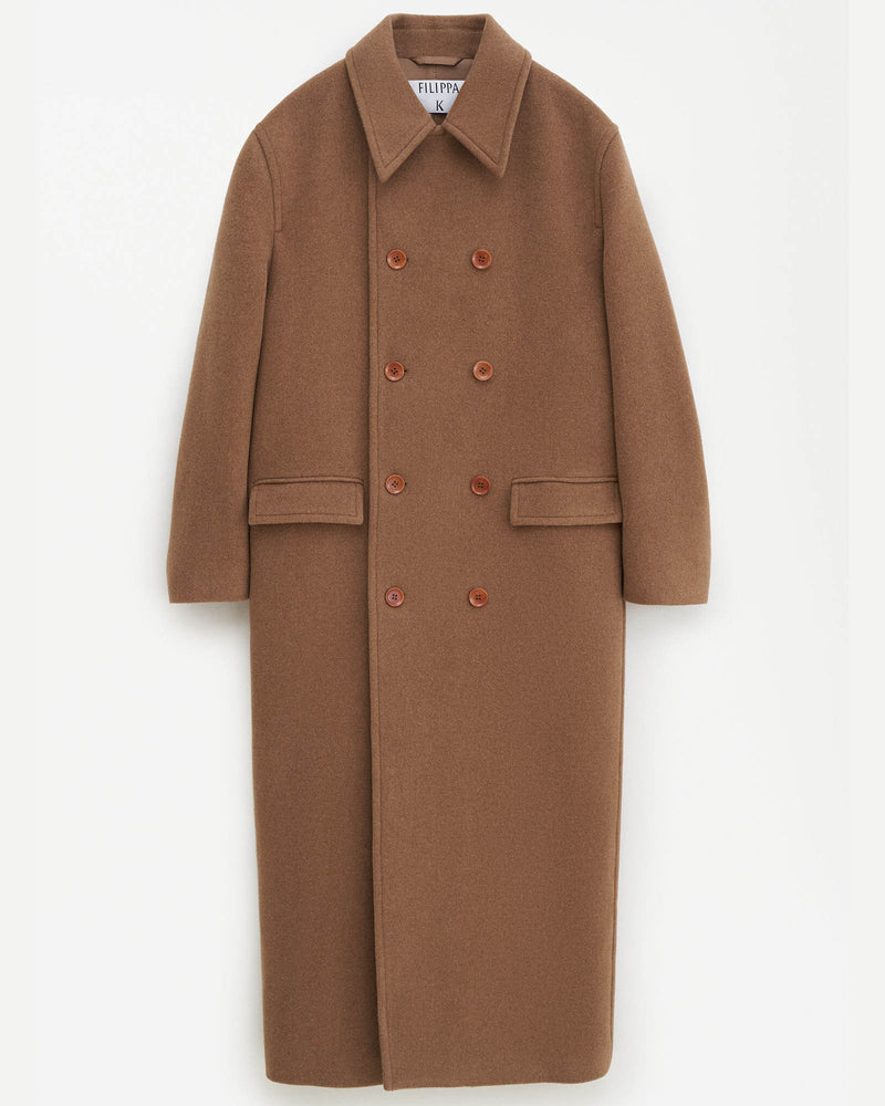 Double-Breasted Wool Coat