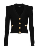 V-Neck Knit Cardigan