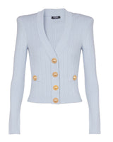 V-Neck Knit Cardigan