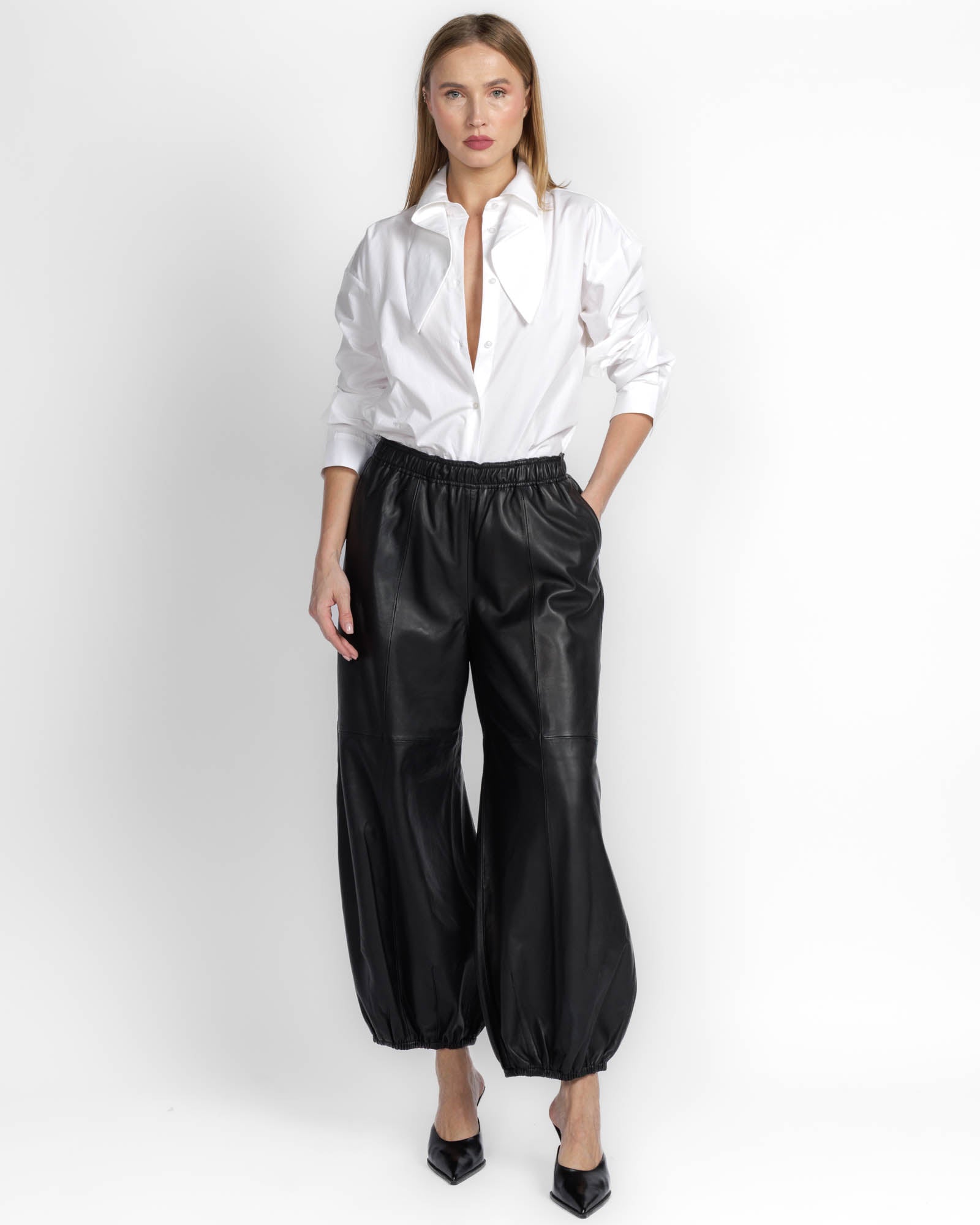 Sylvia Leather Pant
