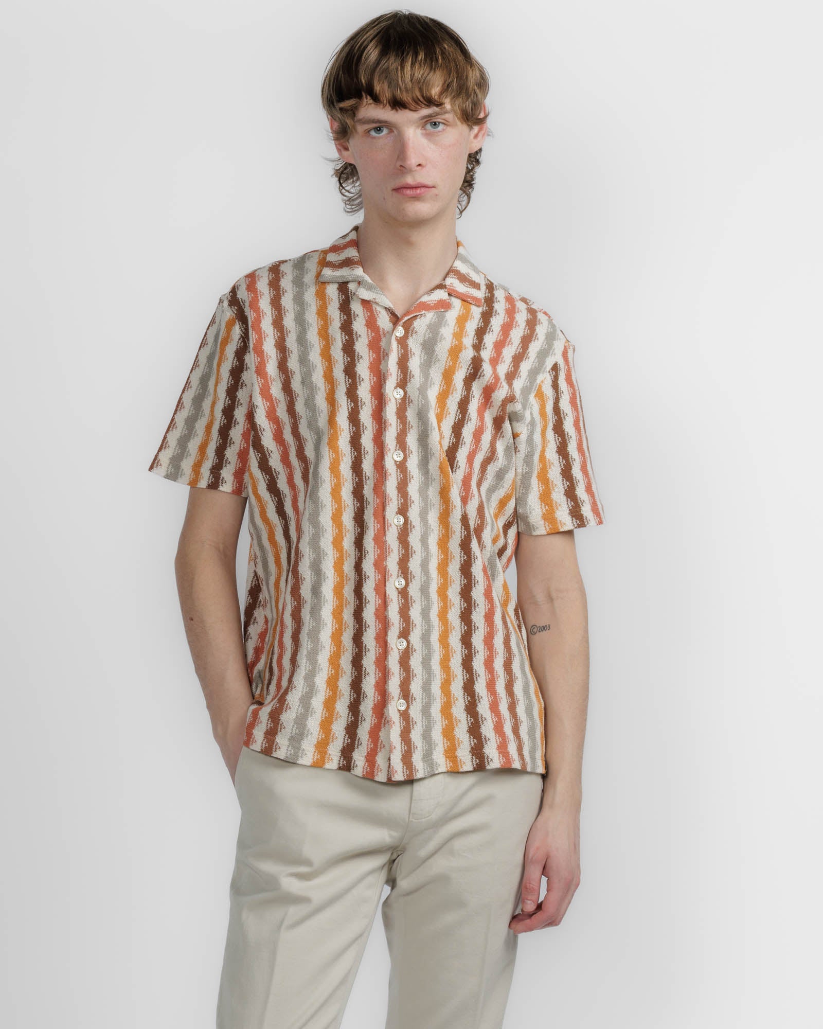 Zigzag Cuban Shirt