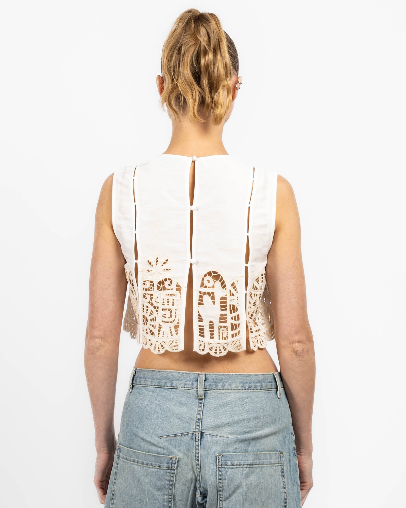 Rosemary Embroidered Top