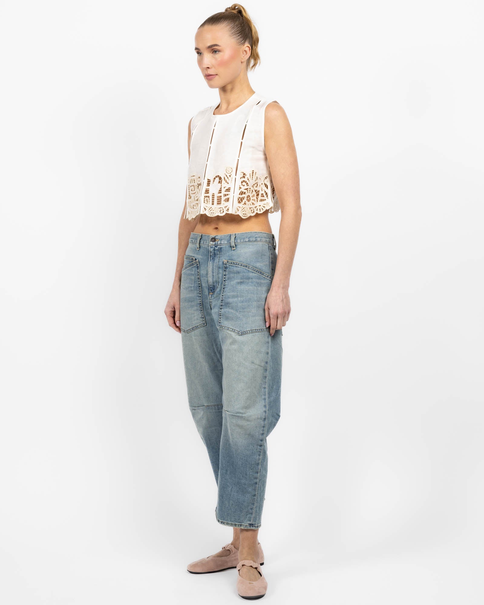 Rosemary Embroidered Top