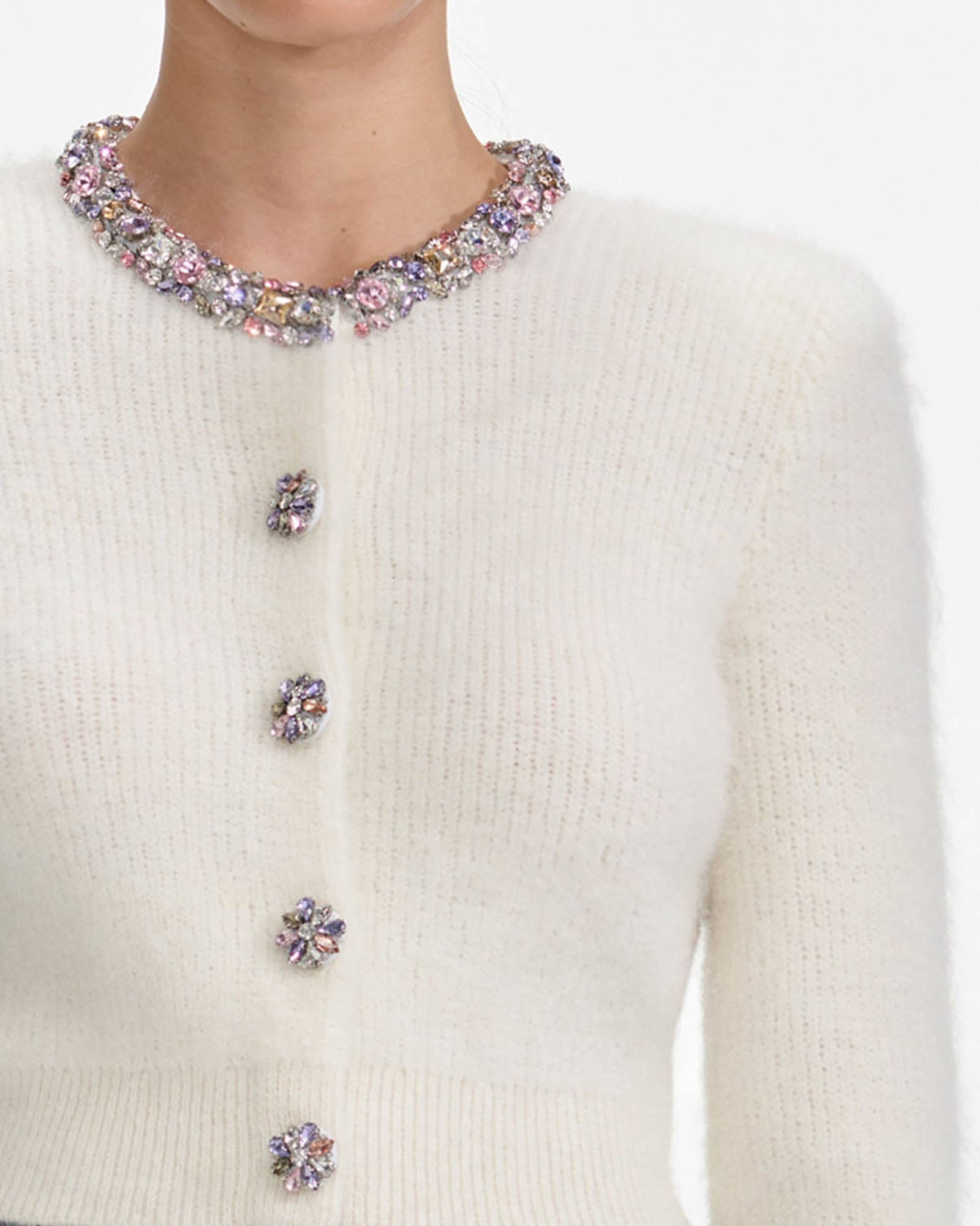 Cardigan à bordures