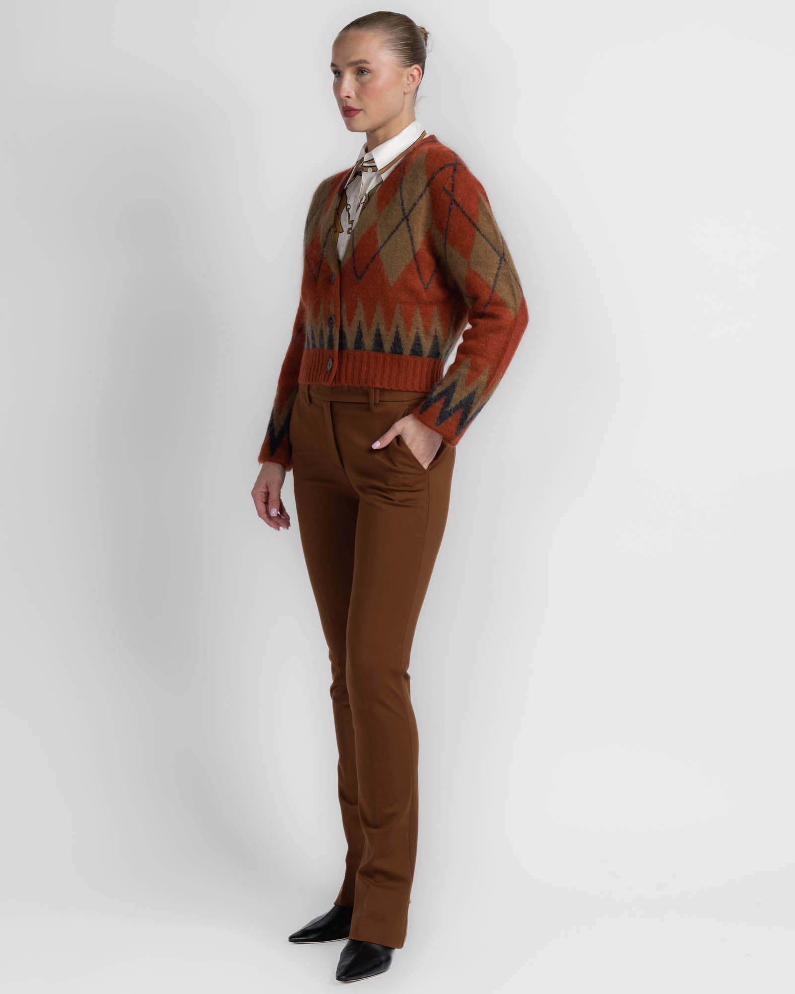 Argyle Statement Jacket