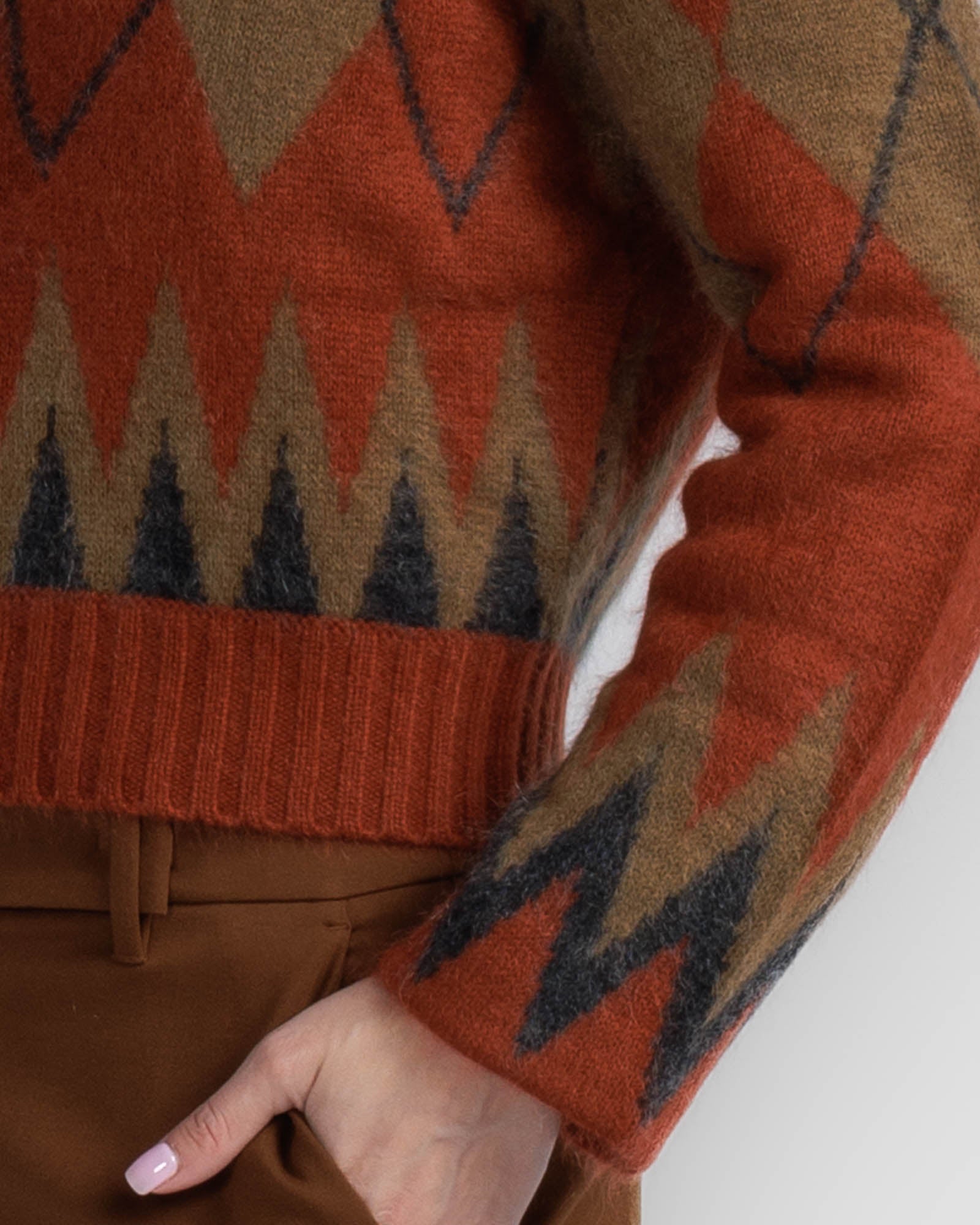 Argyle Statement Jacket