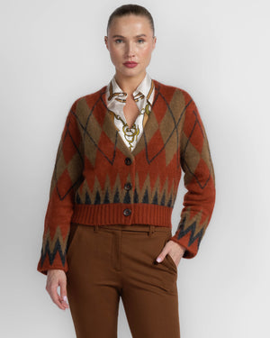 Argyle Statement Jacket