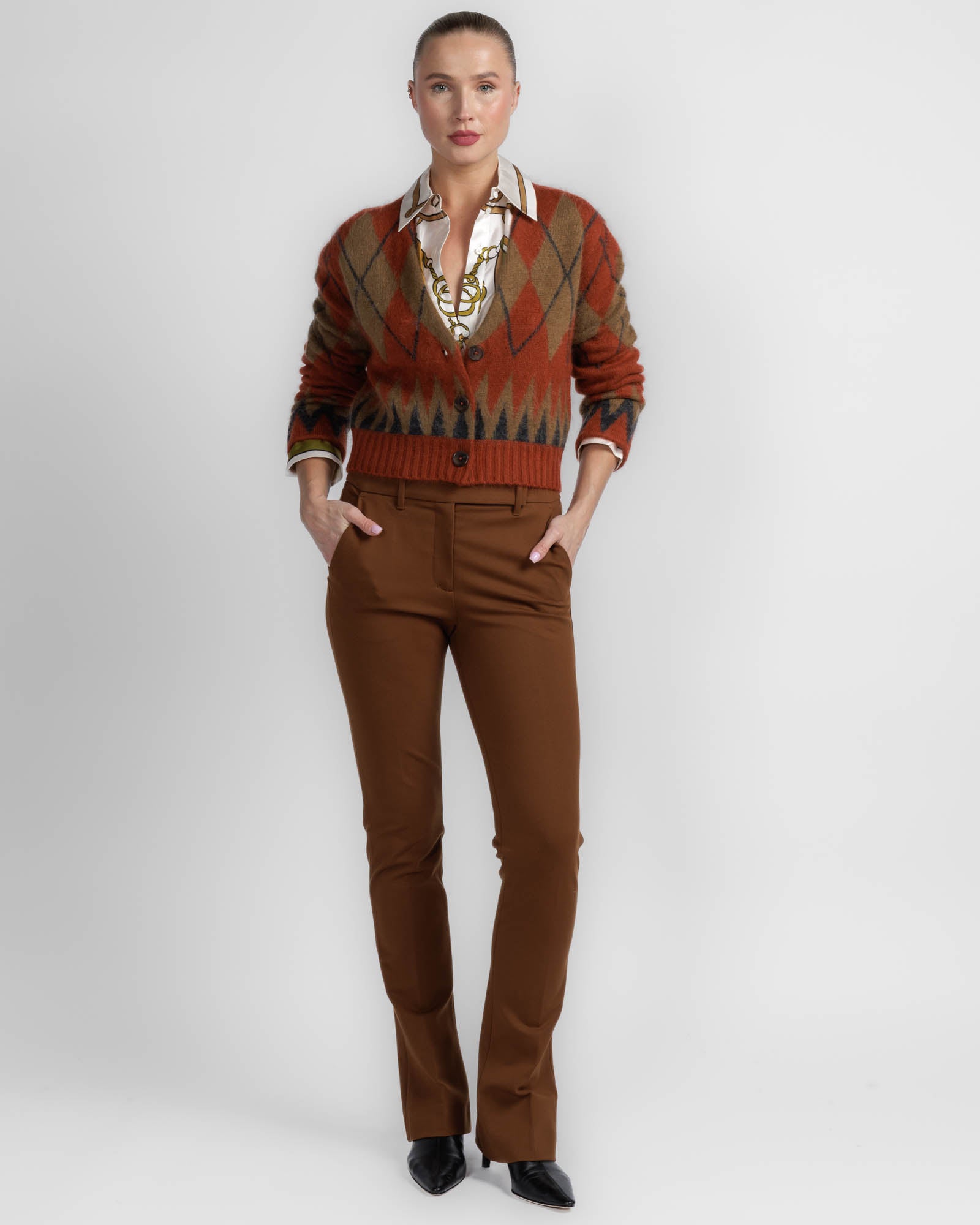 Argyle Statement Jacket