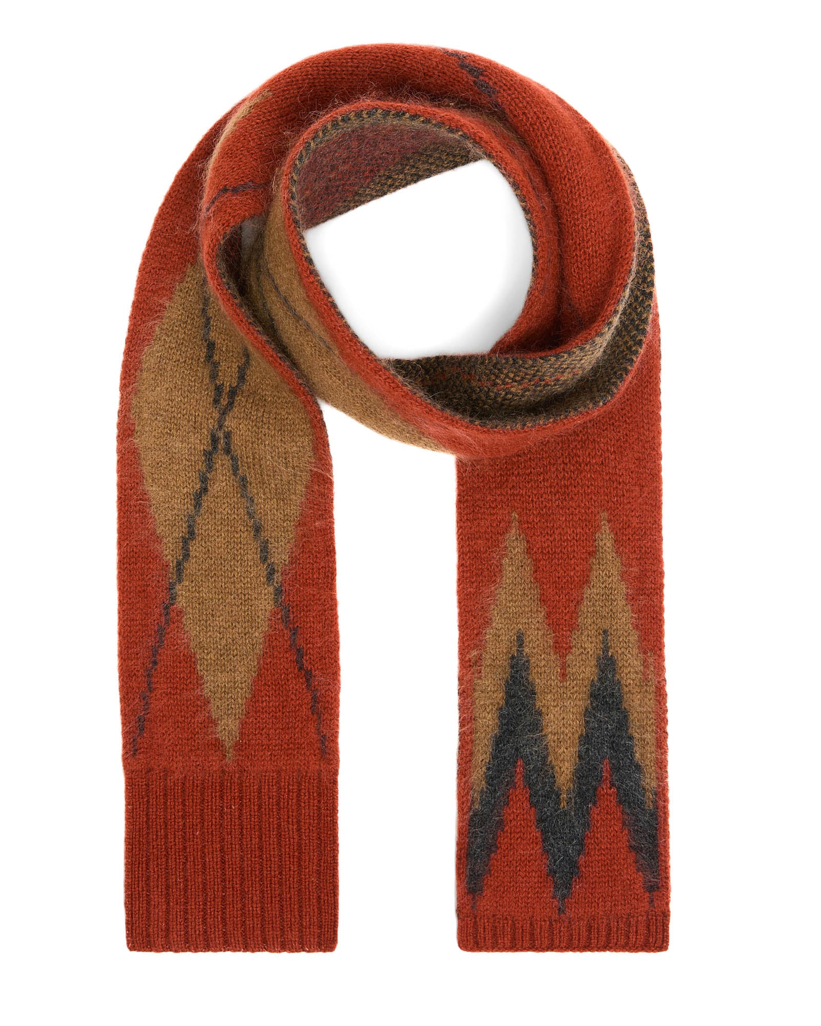 Argyle Statement Scarf